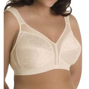 NWOT Playtex 18 Hour 42C Original Comfort Strap Wirefree Bra 4693 Beige 127290